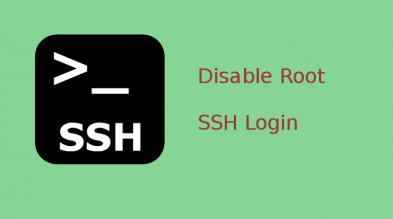 disable root ssh login