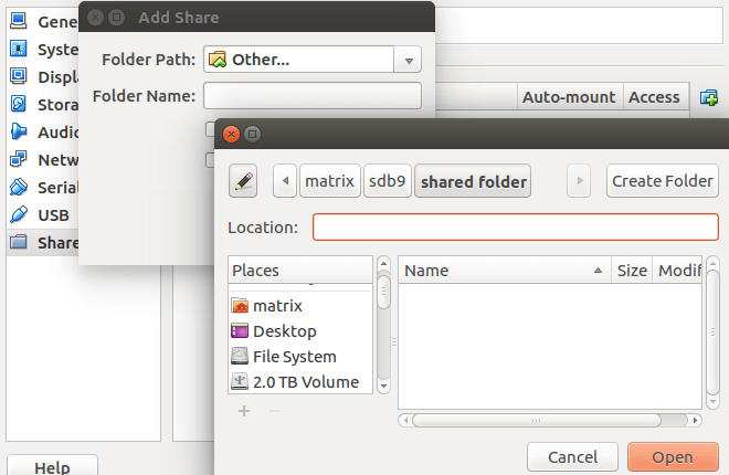 Enable File Sharing between Host and Virtualbox Guest