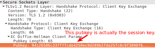 client key exchange