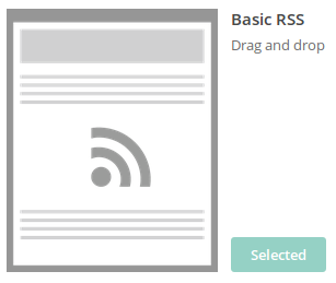 mailchimp basic rss template