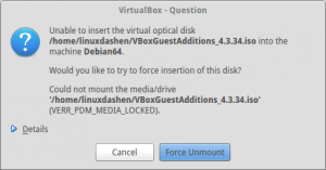 linux mint guest additions not working