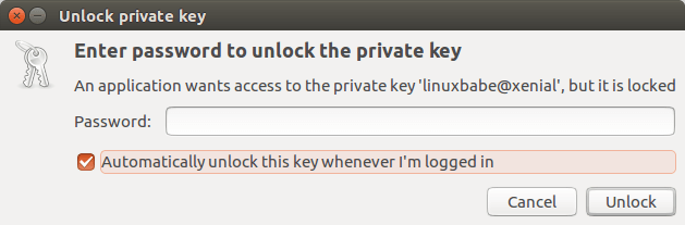 ssh private key passphrase