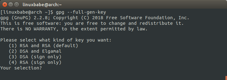 Key generation software