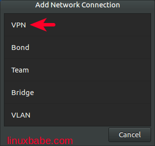 create a vpn connection on debian 8