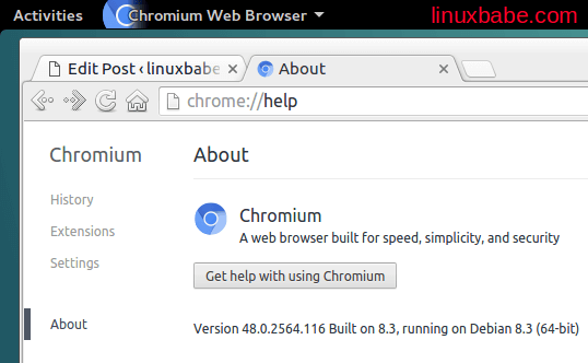 Install Chromium Browser on Debian