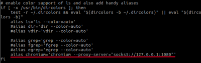 Configure Proxy for Chromium and Google Chrome From Command Line