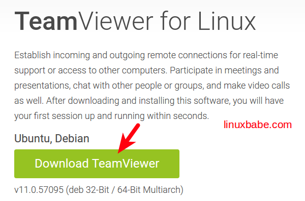 download teamviewer ubuntu 16