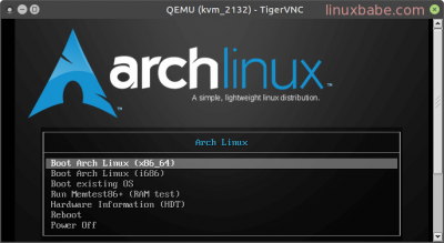 Arch Linux on KVM VPS