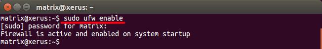 enable gufw on system startup