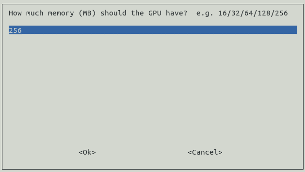 raspberry pi OS GPU memory