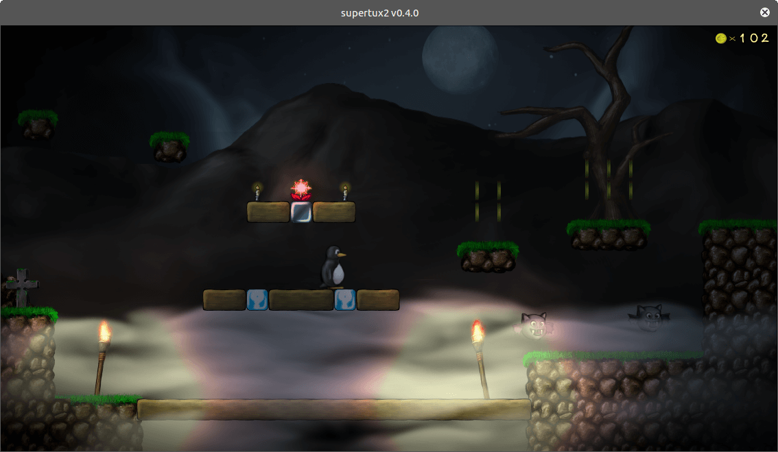 Como instalar o SuperTux, um um jogo jump'n'run, no Ubuntu, Linux Mint,  Fedora, Debian