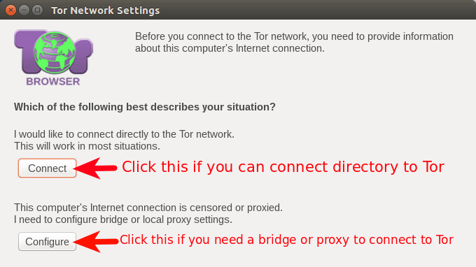 Tor Network Settings