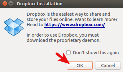 dropbox daemon