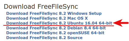 freefilesync linux install