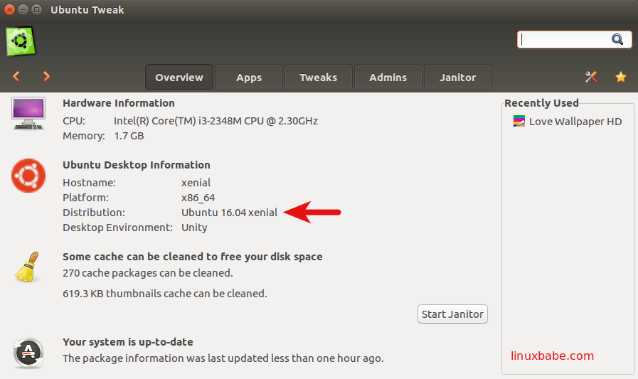 install ubuntu-tweak on ubuntu 16.04