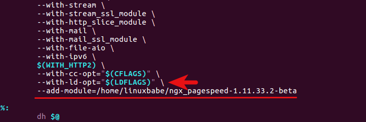 ngx_pagespeed ubuntu 16.04