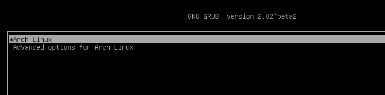 archbang linux grub2