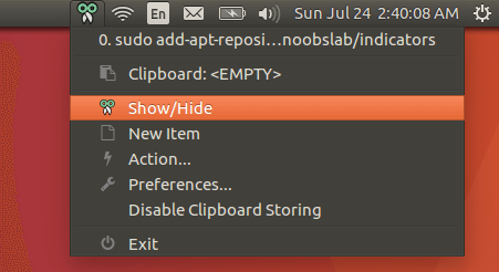 copyq clipboard manager