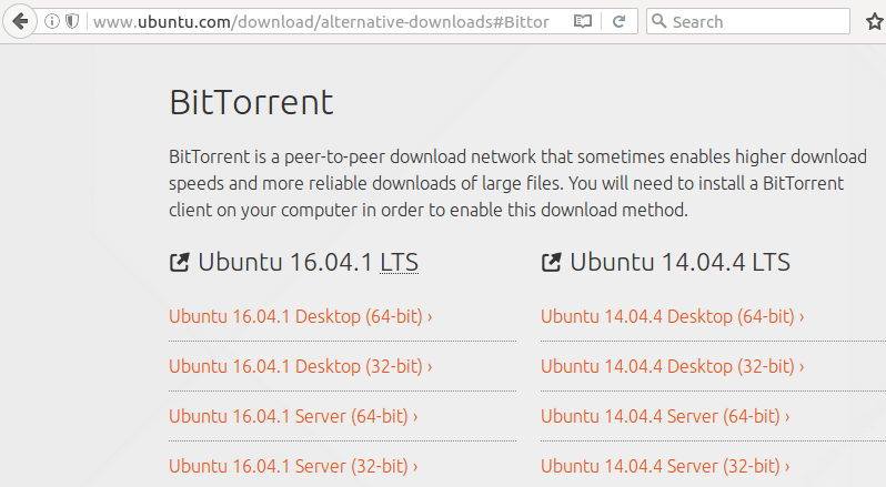 ubuntu download bittorrent