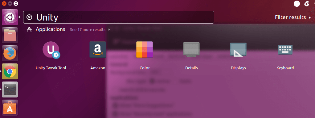 ubuntu unity dash background blur