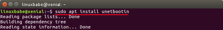 unetbootin ubuntu