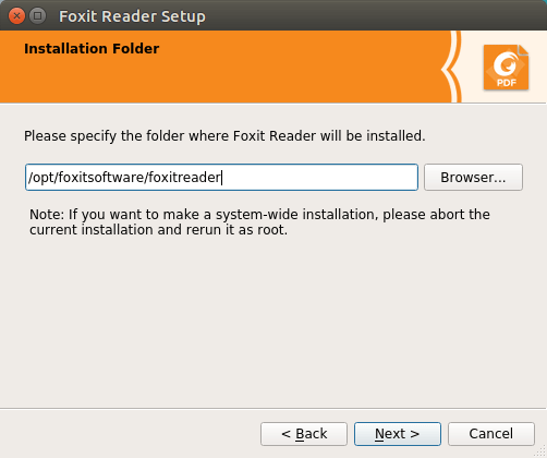 Foxit Reader linux
