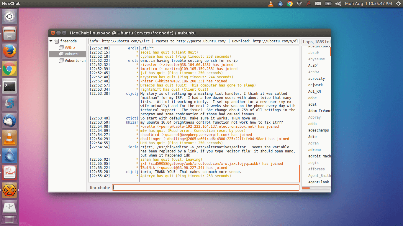 install hexchat on ubuntu 16.04