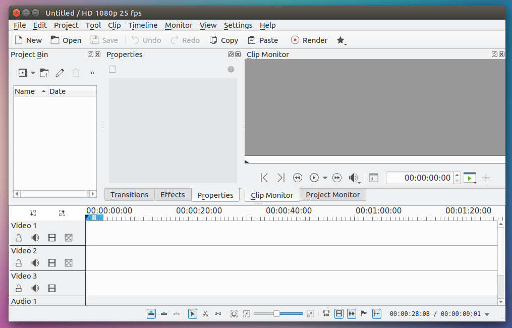 kdenlive ubuntu 16.04