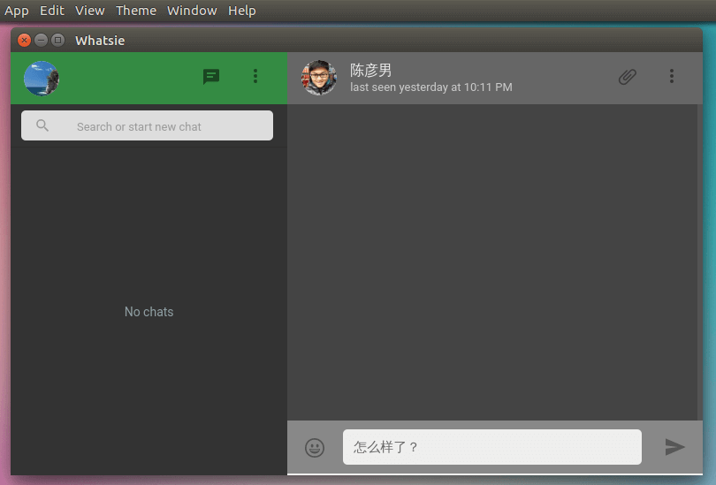 whatsie whatsapp client for ubuntu