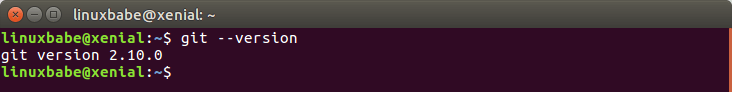 install git 2.10 on ubuntu 16.04