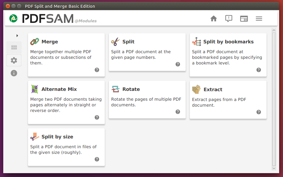 Pdfsam para ubuntu