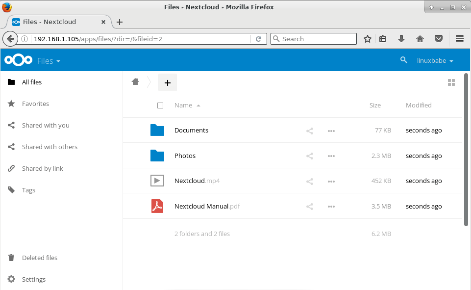 nextcloud-server-on-arch-linux