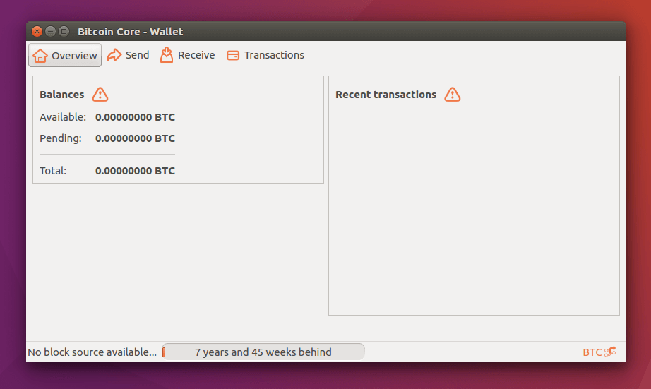 bitcoin core wallet ubuntu