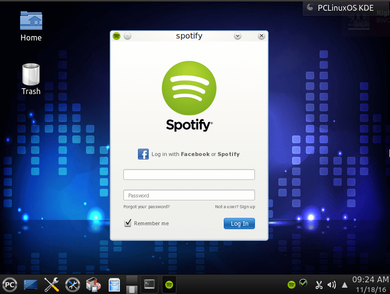 install spotify pclinuxos