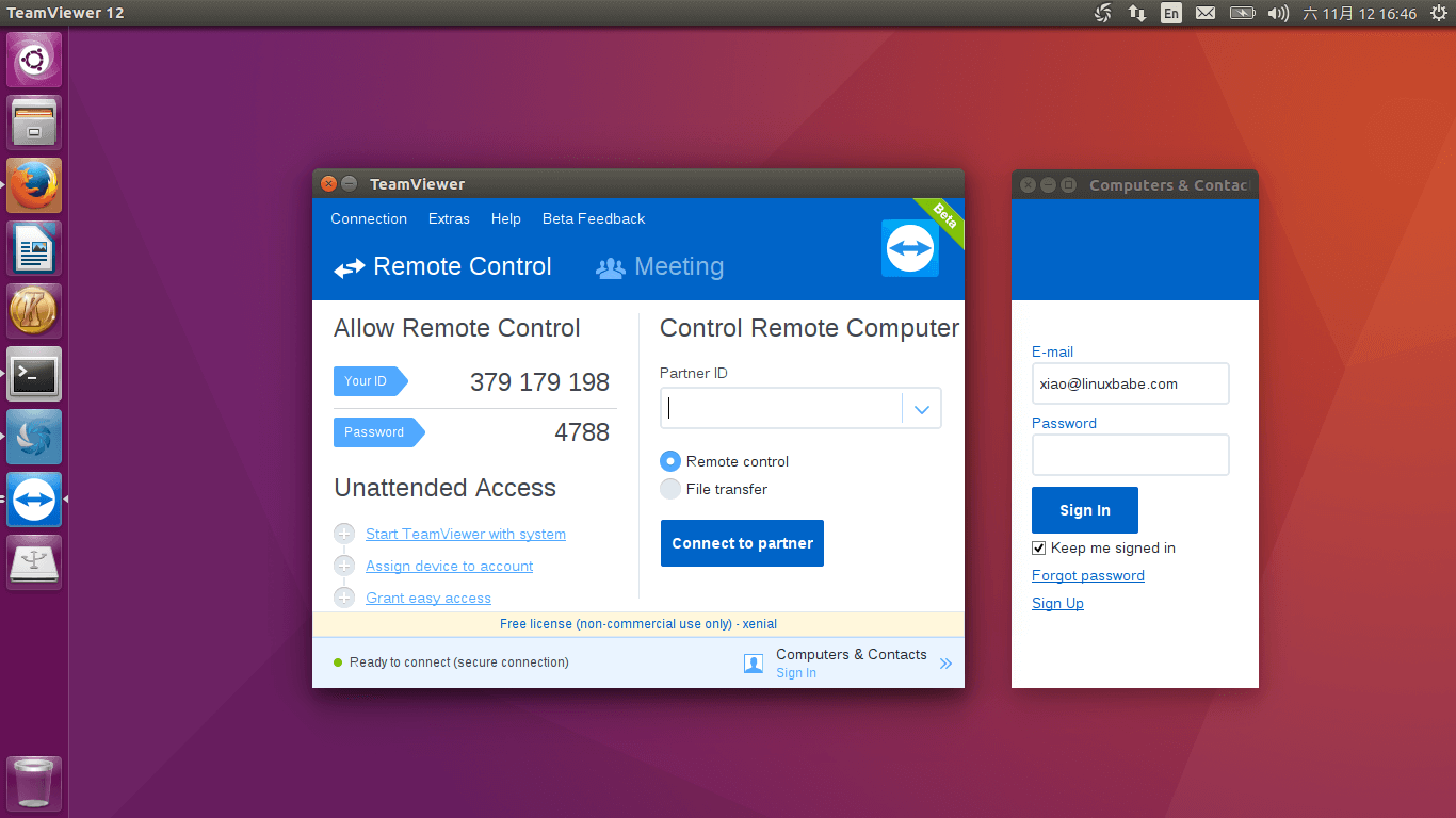 install teamviewer ubuntu