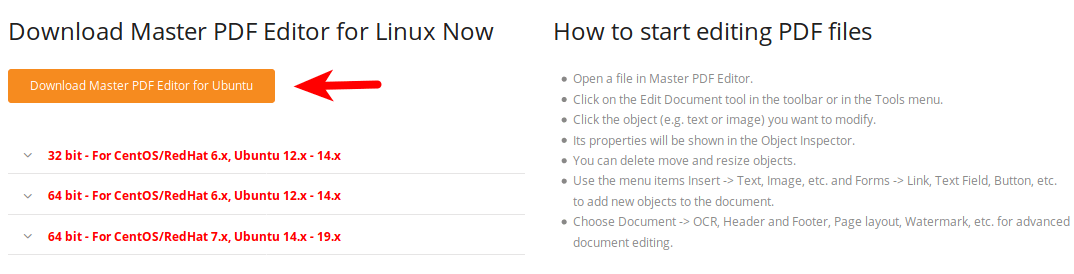 download masterpdf for ubuntu linux