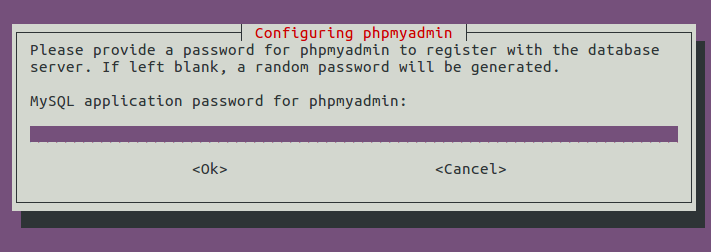 phpmyadmin password 