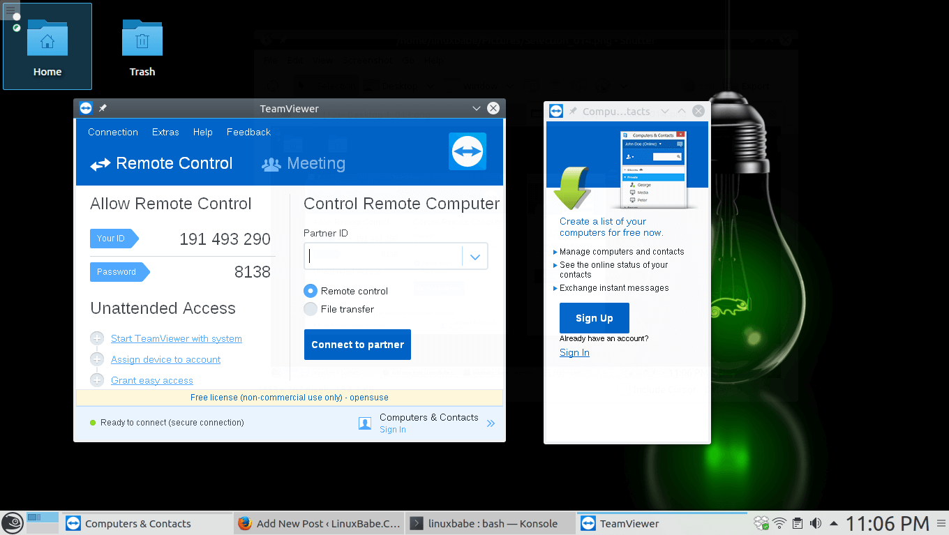 install teamviewer on opensuse leap 42.2