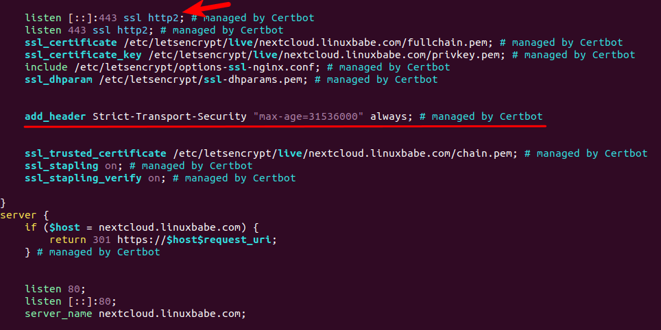 nextcloud ubuntu 22.04 nginx https