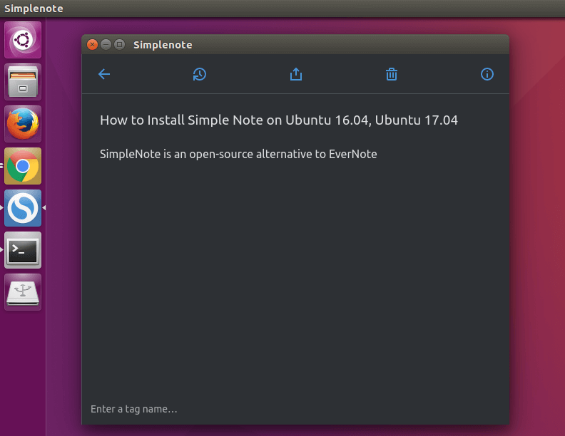 Simplenote ubuntu
