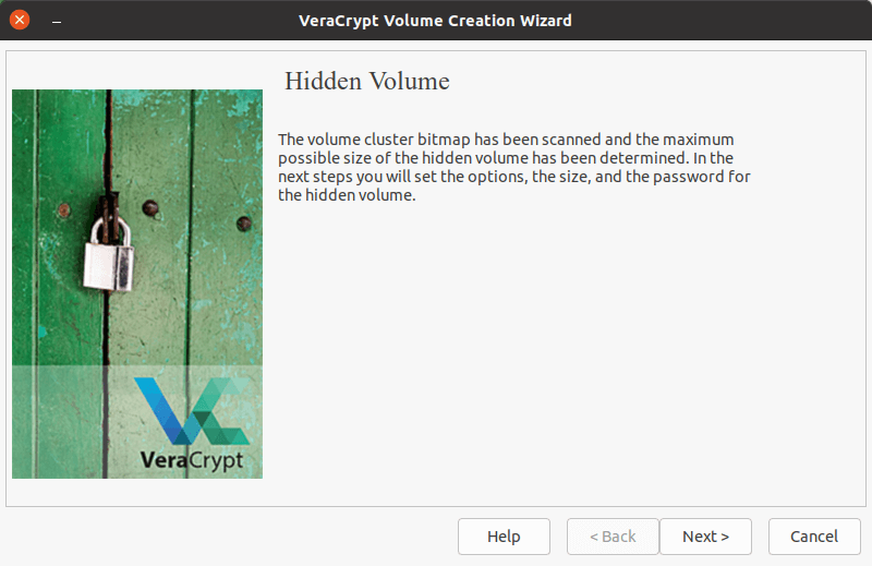 veracrypt create hidden volume
