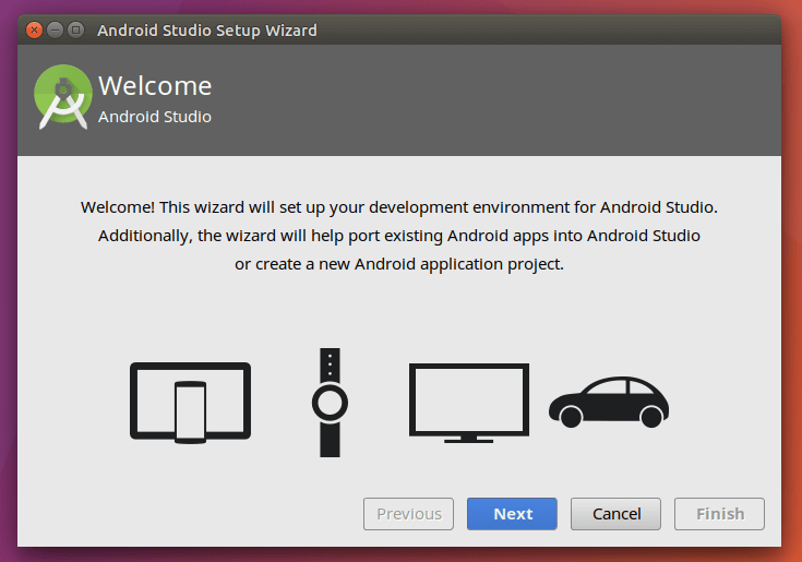 android studio ubuntu 16.04