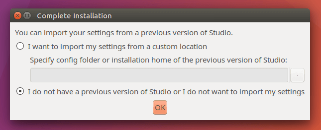 ubuntu android studio
