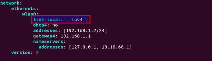 ubuntu disable ipv6 in netplan