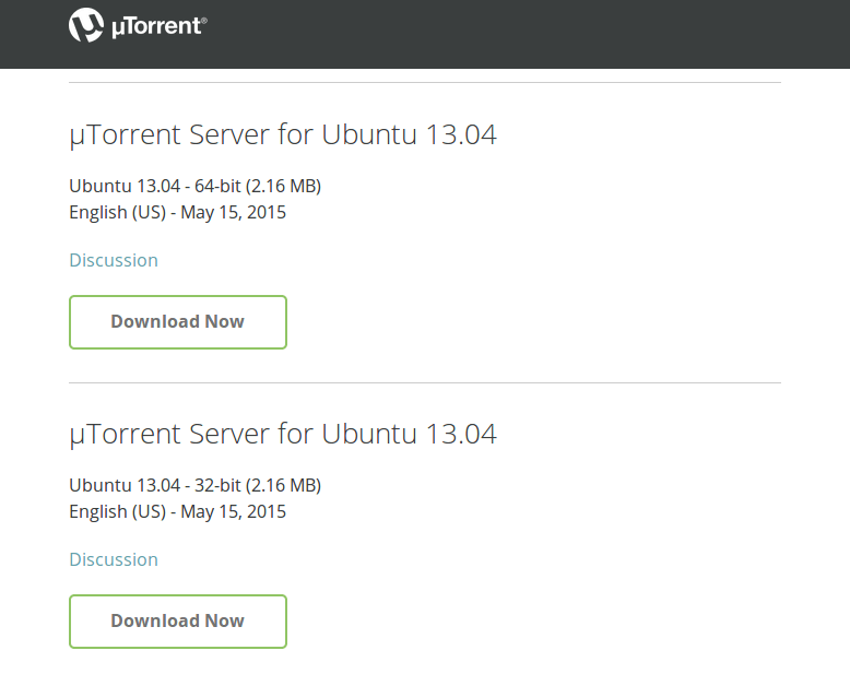utorrent ubuntu client