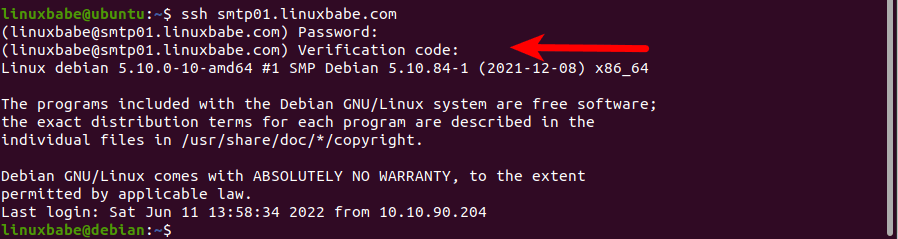 ssh-password-and-verification-code-debian-server