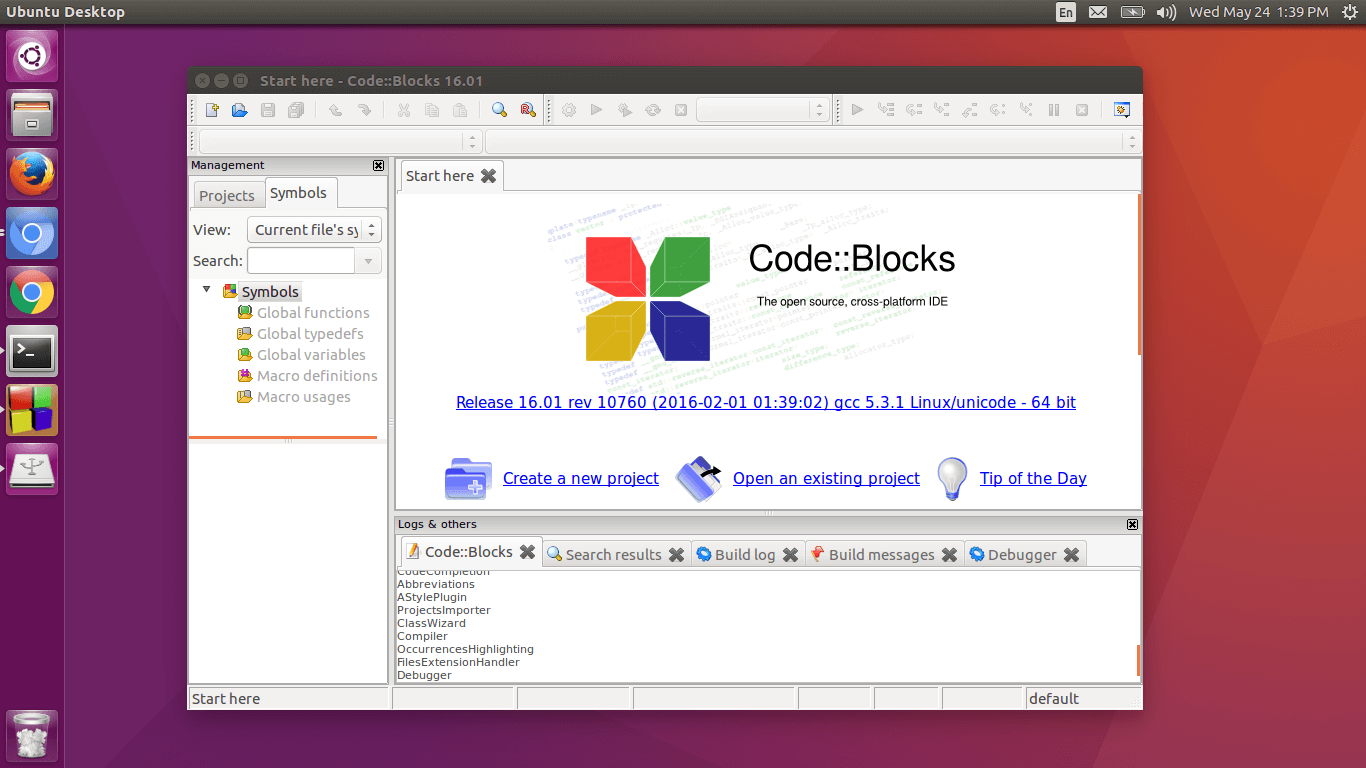 Codeblock for linux