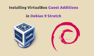 how to install guest addtions in Debian 9
