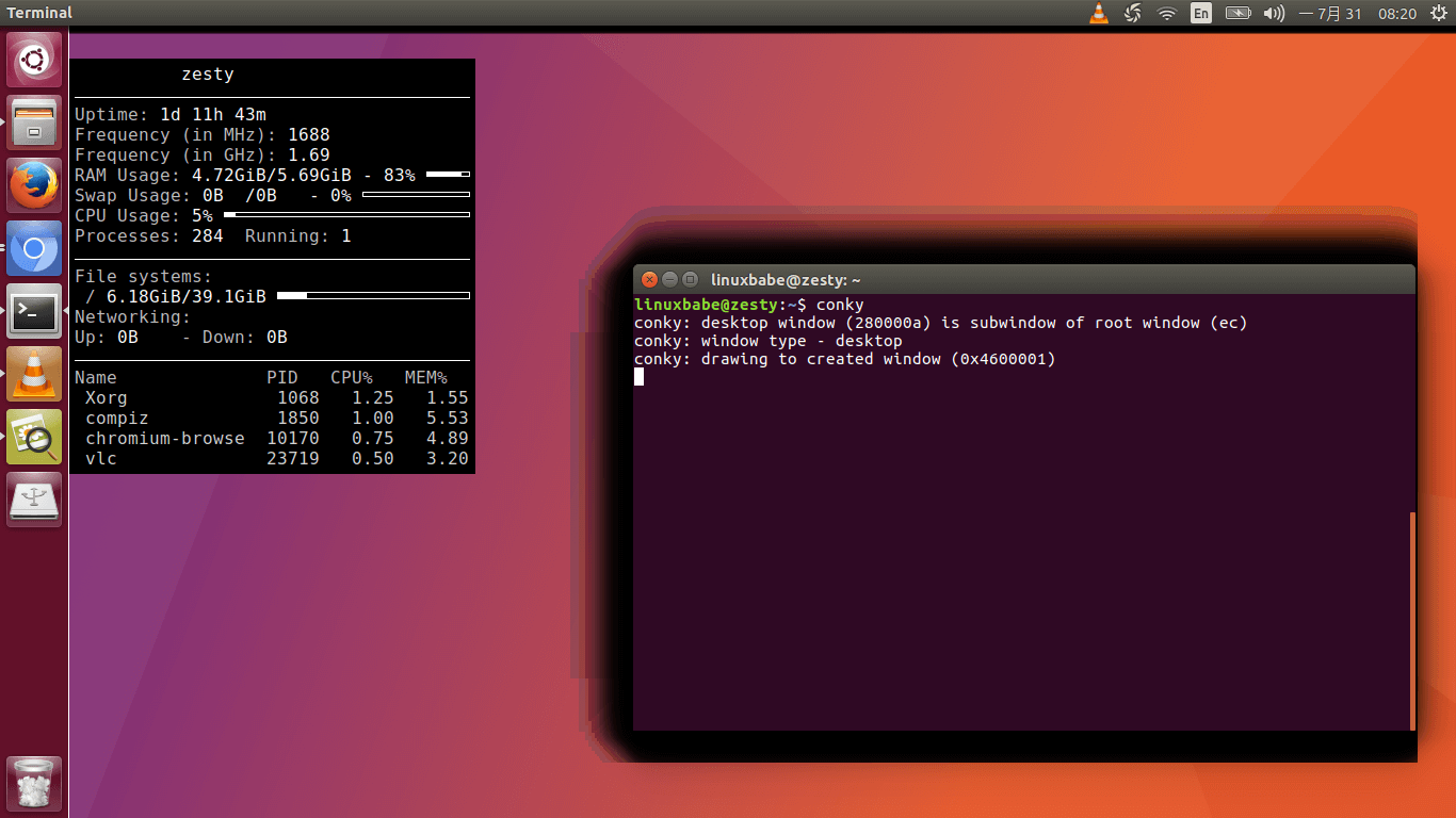 conky ubuntu