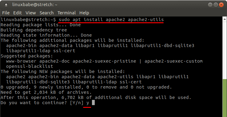 Lujo Comercio Subdividir How to Install LAMP Stack on Debian 9 Stretch - LinuxBabe